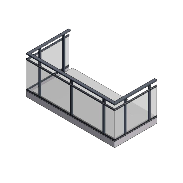TKD Exclusive Glass Gap — system balustrad szklanych z detalem gap