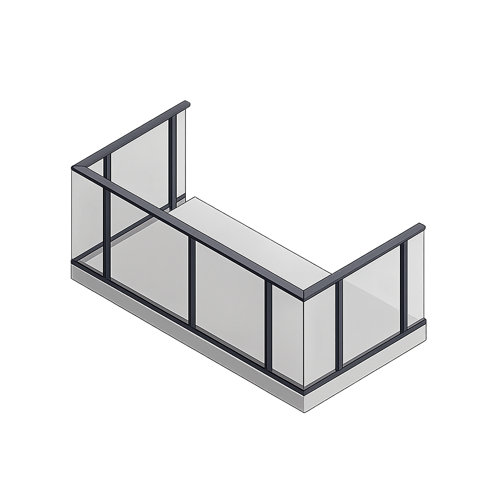 TKD Exclusive Glass — system balustrad szklanych premium