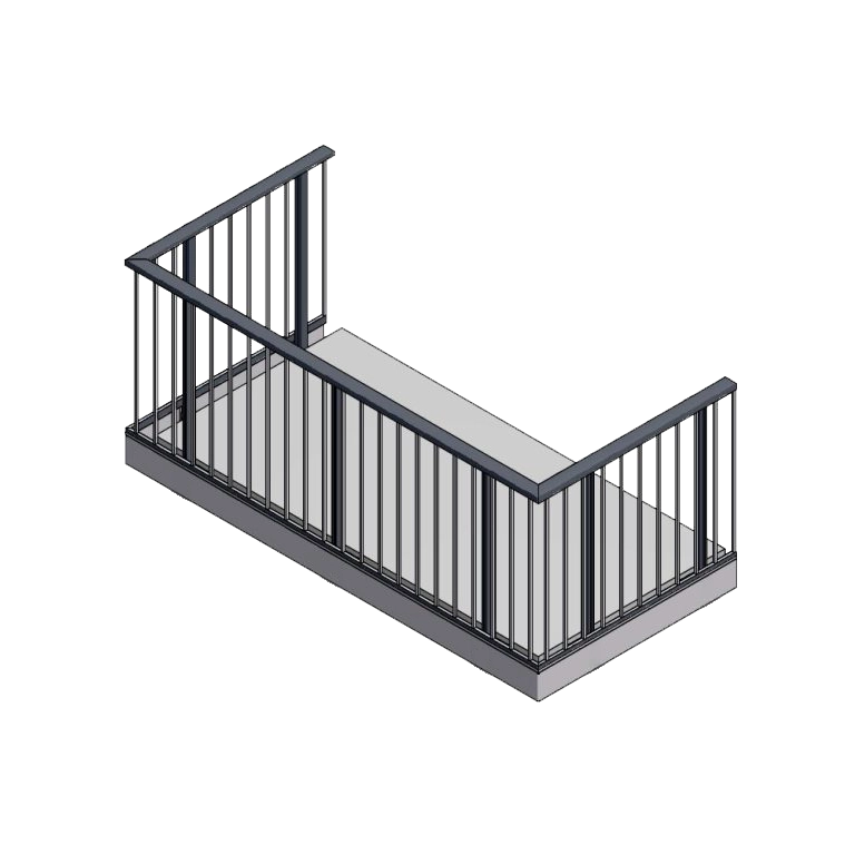 TKD Exclusive Vertical — pionowy system balustrad premium