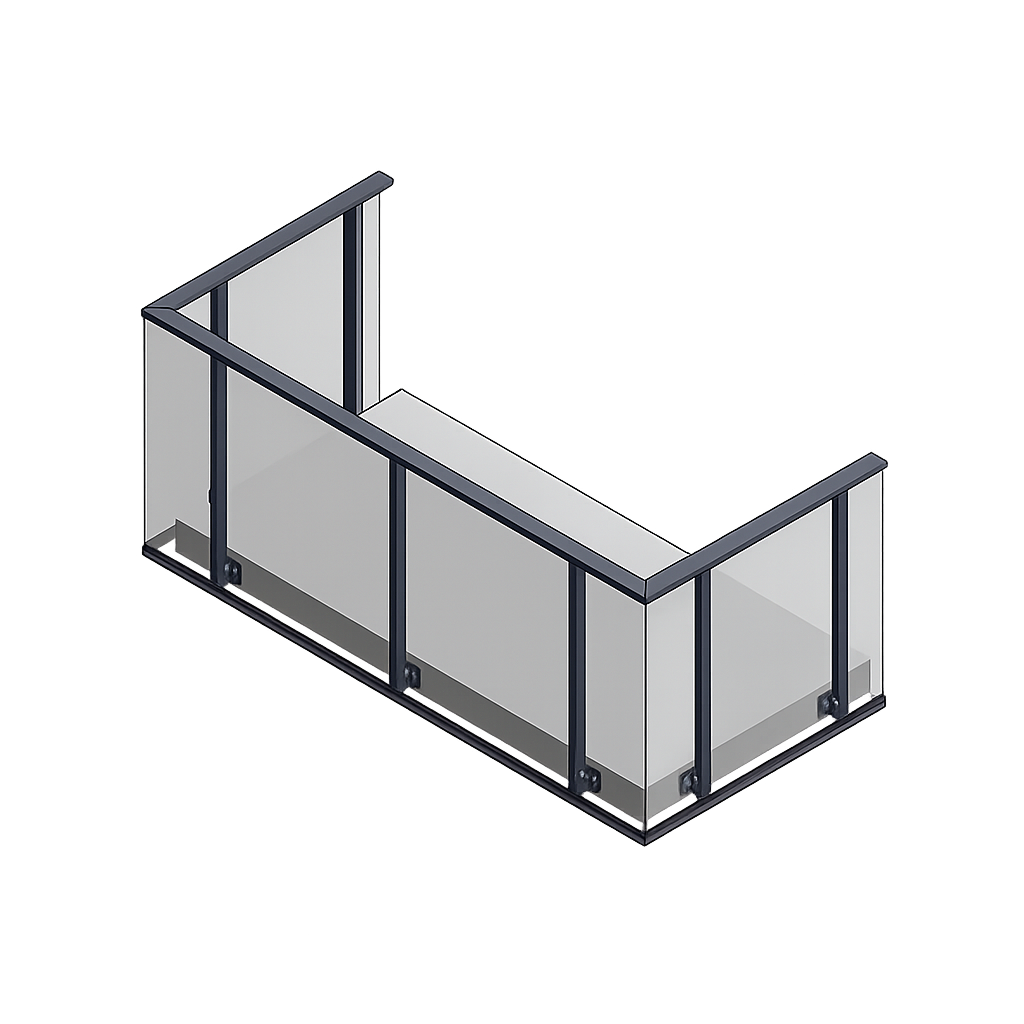 TKD Glass — system balustrad szklanych